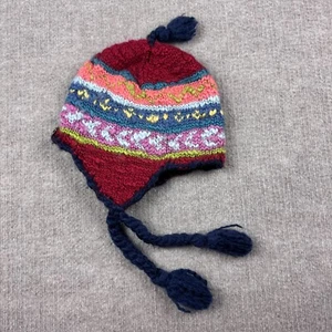 Turtle Fur Winter Hat Retro Wool Blend Knit Ear Flaps Tassel Beanie Fleece Lined - Picture 1 of 6
