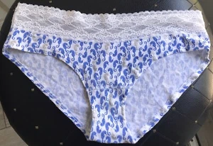 VINTAGE Victoria's Secret Lingerie Panties Low Rise Seahorse Sexy - Picture 1 of 5