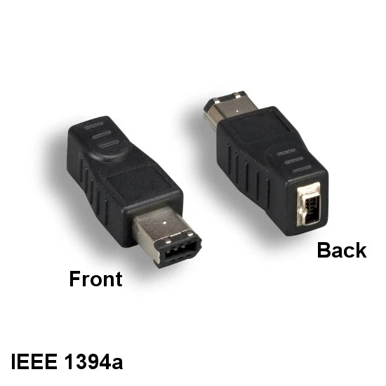 KNTK Firewire 400 6Pin Male to 4Pin Female Adapter IEEE-1394a for PC DV HDD Data - Image 1 of 1