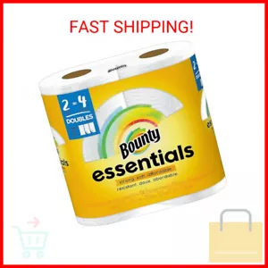 Bounty Essentials Select-A-Size Paper Towels, White, 2 Double Rolls = 4 Regular - Picture 1 of 2