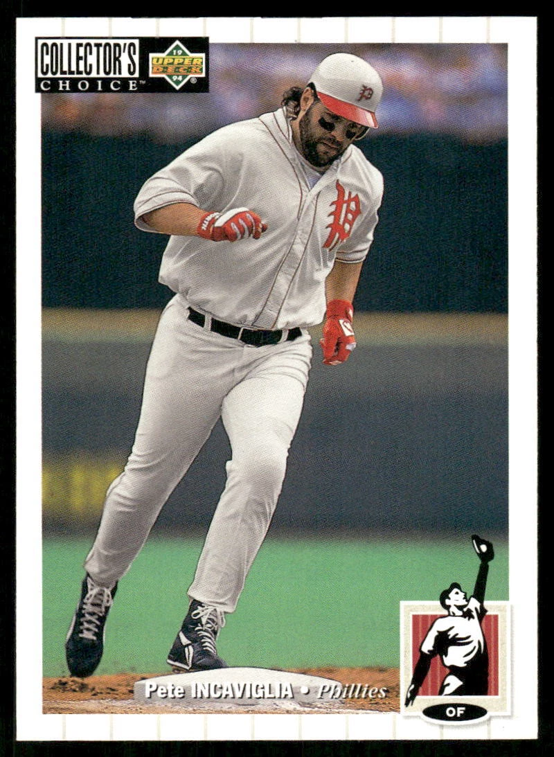 Pete Incaviglia 1994 Collector's Choice #144 Philadelphia Phillies