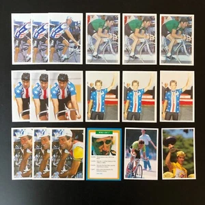 A Question of Sport Cycling 18 Card Lot Greg LeMond Sean Kelly Boyer Gorski - Picture 1 of 19