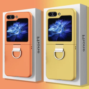 Custodia telefono rigida anello pieghevole antiurto per Samsung Galaxy Z Flip6 Flip5 - Foto 1 di 31