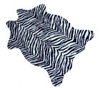 Animal Printed Leopard Zebra Tiger Cow Hide Faux Fur Rug Carpet Blanket Washable