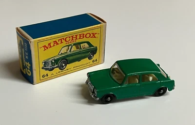 vintage 1966 MATCHBOX 64B M.G. MG 1100 with Dog in Original Box ~ MINTY!!! - Image 1 of 4