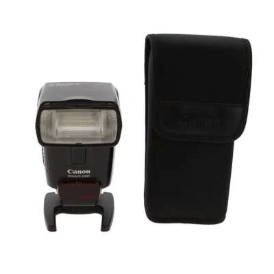 Canon 430 EX Speedlite Flash [GN111] {Bounce, Swivel, Zoom} with case,mini stand - Image 1 of 4