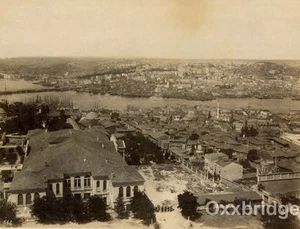 Ottoman Empire CONSTANTINOPLE GALATA Albumen Photo ISTANBUL Turkey Turkish 1880 - Picture 1 of 1
