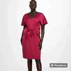 NWT Universal Standard Becca Half Tie Dress in Berry fits sizes 6-8