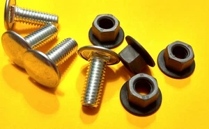 NOS Mopar Bumper Bolts / Nut 8-pc Kit Plymouth Dodge A B E Duster Cuda Belvedere - Picture 1 of 2