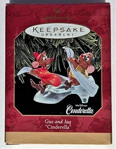 Cenicienta Gus y Jaq 1997 Hallmark Adorno de Guardabarros NUEVA Zapatillas A151 - Imagen 1 de 2