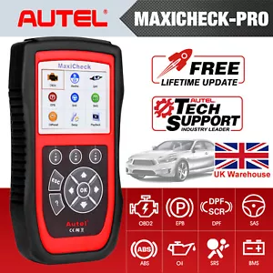 Autel Maxicheck Pro Auto Diagnostic Service Tool OBD2 Scanner ABS Airbag EPB DPF - Picture 1 of 9