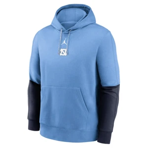 NWT Jordan UNC North Carolina Tar Heels '24 Club Pullover Hoodie sz L A7 - Picture 1 of 8