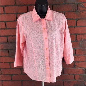 Woolrich Floral Semi-Sheer Women's Small Shirt – Cottagecore, Y2K - Picture 1 of 8