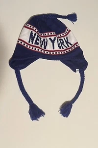 Unisex MLB New York Giants Pom Pom Blue Winter Hat - Picture 1 of 3