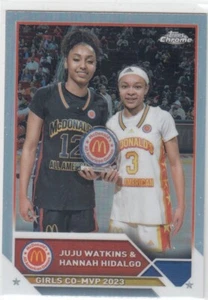 2023 Juju Watkins Hannah Hidalgo Topps Chrome McDonald's ROOKIE REFRACTOR #100 - Picture 1 of 1