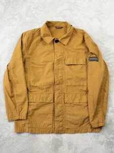 Barbour International Garage Workers Overshirt Small Men's Mustard Jacket Field - Picture 1 of 9
