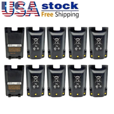 10x Li-Ion Battery for FNB-V87 VX821 VX824 VX829 VX921 VX929 VXP824 VXP921 Radio - Image 1 of 4