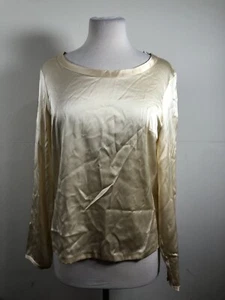 Gurjot Long Sleeve T Shirt Pullover Top Cream Size 8 - Picture 1 of 8