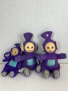 Vintage Lot Of Teletubbies Purple Tinky Winky 6.5" Playskool with tags 1998 - Picture 1 of 9