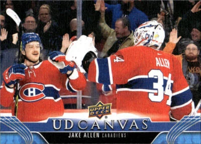 2023-24 Upper Deck Jake Allen #C42 UD Canvas - Image 1 of 2