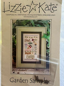Lizzie Kate- Garden Sampler Chart & Charm Pack - Picture 1 of 2
