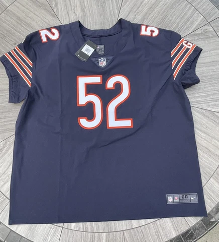 Nike Authentic Vapor Elite Jersey Chicago Bears #52 Khalil Mack  Size 60 4XL Cover