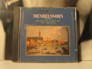 Sinfonía No. 4 Y 5 Mendelssohn Alfred Scholz CD Como Nuevo - Imagen 1 de 1