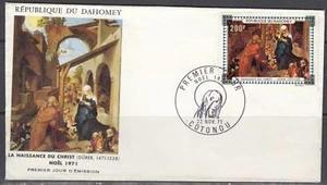 Dahomey Scott C150 FDC - 1971 Christmas Issue - Picture 1 of 1