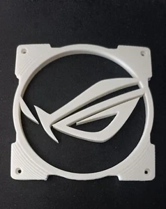 140mm Case FAN GRILL Asus ROG Strix Logo white - Foto 1 di 3