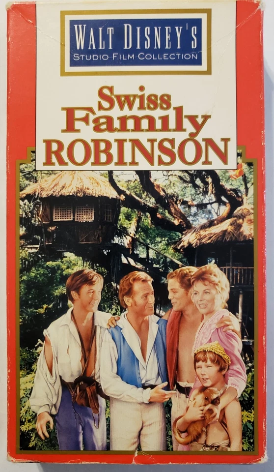 Swiss Family Robinson 1960 VHS 1997 Release Walt Disney  - Image 1 of 3