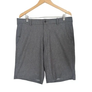 Crivit Golf Shorts Mens 36 Gray Athleisure Casual Flat Front Stretch Pockets - Picture 1 of 8