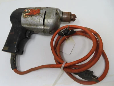 Black & Decker 1/4” Deluxe Drill 0-202 Electric Corded Chuck VINTAGE - Image 1 of 4