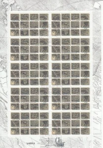 Bund Zehnerbogen 2598 Weltkarte Tagesstempel Wennigsen Deister oo - Picture 1 of 1