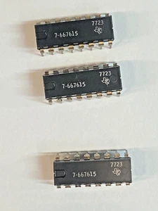 3 Piezas Original Texas Inst.  7-6676615 16P DIP IC nuevo stock antiguo de EE. UU. - Imagen 1 de 1
