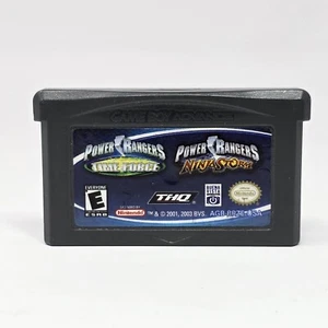 Power Rangers: Time Force & Ninja Storm (GameBoy Advance GBA) CLEANED & TESTED - Picture 1 of 2