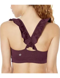 Amazon Brand - Core 10 Women's Studiotech Icon Series 'Ruffle' Yoga Bralette XL - Picture 1 of 8