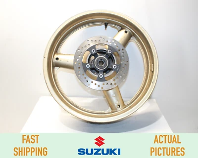 2003 - 2009 SUZUKI SV650 REAR WHEEL RIM 17x4.5 Painted in BRASS GOLD - Image 1 of 4