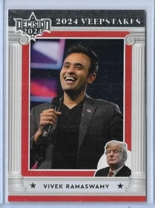 2024 DECISION VEEPSTAKES VIVEK RAMASWAMY CARD #VS13 OHIO ~ YALE ~ HARVARD ~QTY - Picture 1 of 2