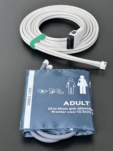 GE Dash 3000 NIBP Bundle - Air Hose & Cuff - Same Day Shipping - Picture 1 of 6