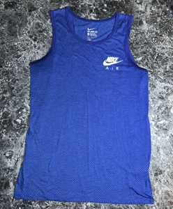 Camiseta sin mangas Nike Air camiseta sin mangas atlética muscular (para hombre pequeña) puntos azules reales - Imagen 1 de 4