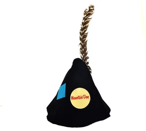 Vintage 1960's Mountain Dew Willy The Hillbilly Hat Advertising Soda Pop Black - Picture 1 of 4