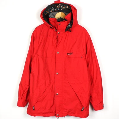 PEAK PERFORMANCE GORE-TEX 男式夹克 L 码连帽绝缘防水 s8205 — 第 1/4 张图片