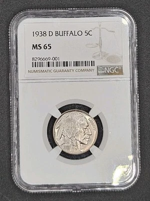 1938-D Buffalo Nickel | NGC MS65 - Image 1 of 4