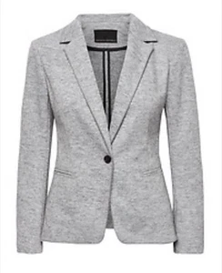 Banana Republic Women’s Sz 6 Unstructured Wool-Blend Knit Blazer NEW - Picture 1 of 10
