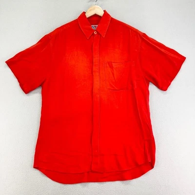 Vintage Jams World Shirt Mens Small Red Button Up Short Sleeve Made in Hawaii - Image 1 of 4