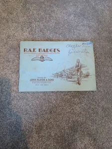 John Player & Sons RAF Badges And Aeroplanes (Civil) Cigarette Card Albums - Picture 1 of 2