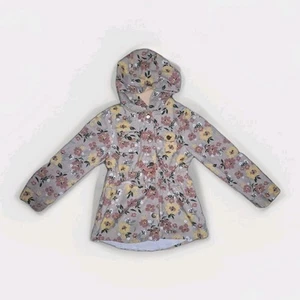 Little Lass Multicolor Jacket Denim Floral Tan Girls Kids size 6T cute versatile - Picture 1 of 11