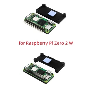 Aluminum Heatsink Cover Case Enclosure+ 40Pins Needle for Raspberry Pi Zero 2 W - Afbeelding 1 van 12