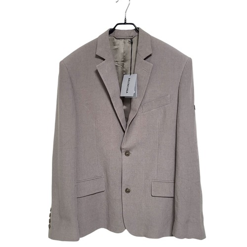 Giacca blazer di lino oversize Balenciaga lavata SB 1623 120628292