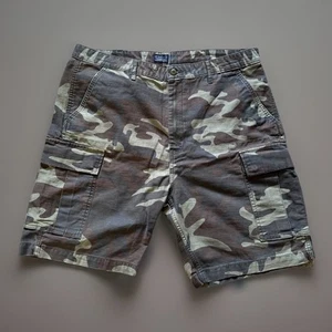 Levis Camo Cargo Shorts Herren 38 Grün Camoflauge Army Military Skater Grunge Y2K - Bild 1 von 19